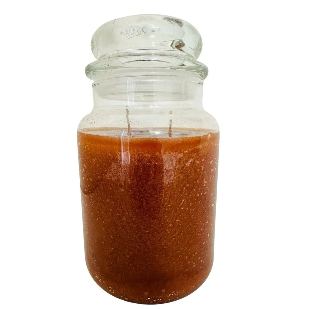 Village Candle Pumpkin Donuts Large Jar Candle Two Wick 21.25 Oz NEW